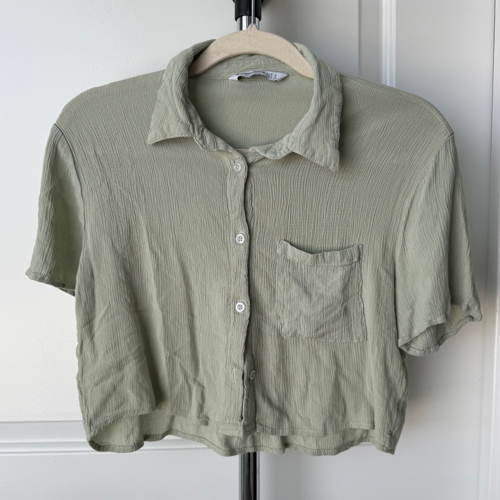 Stradivarius Crop shirt (loose fit)